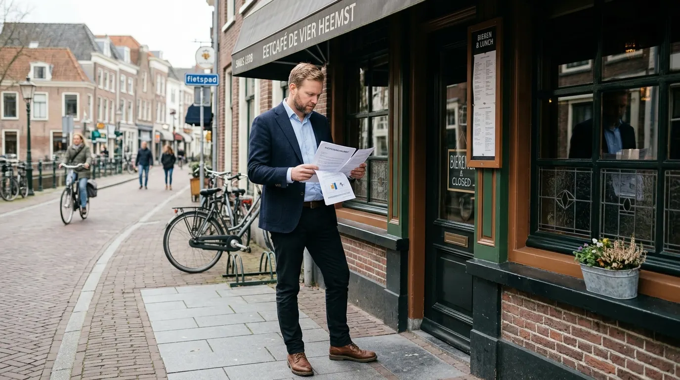 Financiering horecapand Horecaondernemer beoordeelt aankoopfinanciering van een pand