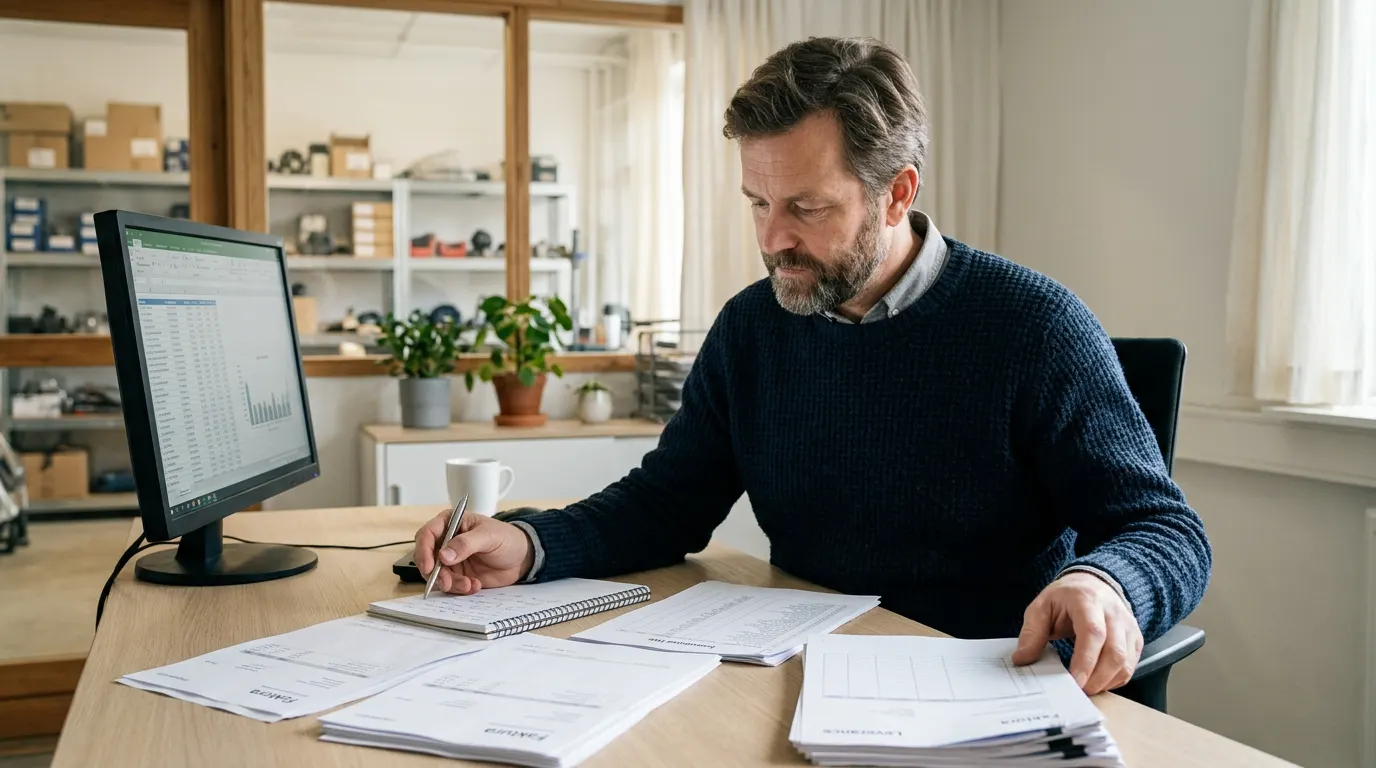 Ondernemer plant aflossing van een zakelijke lening