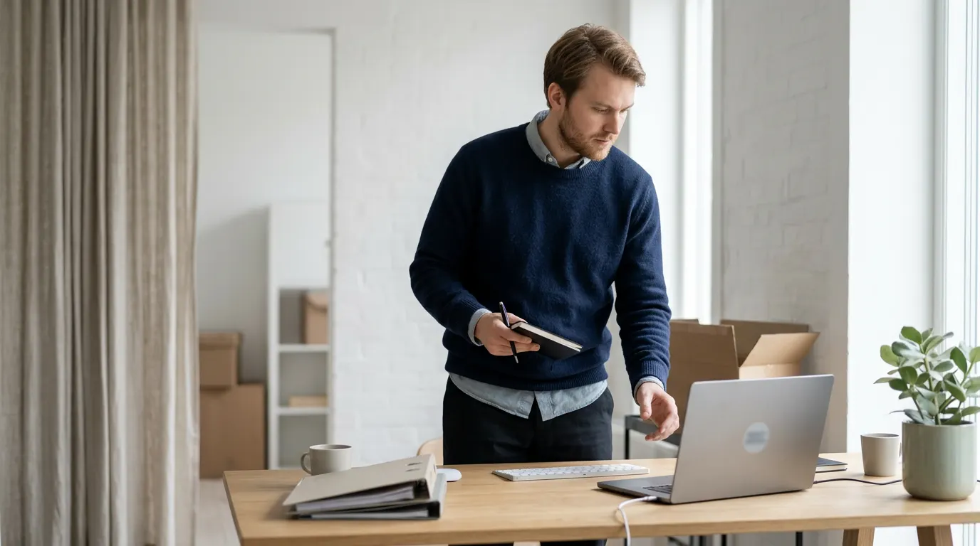Lening voor starters Startende ondernemer werkt aan financieringsplan