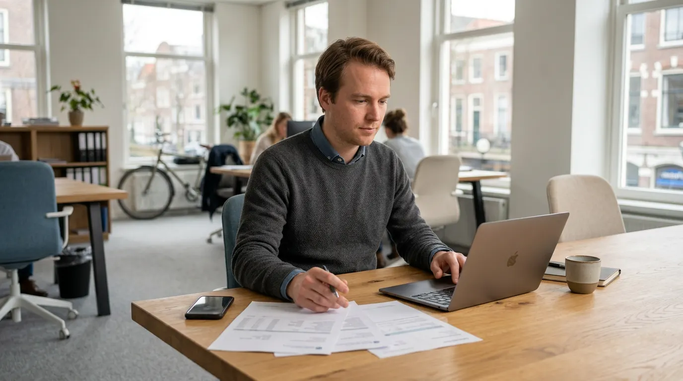 Zakelijke lening zonder jaarcijfers Ondernemer zonder volledige jaarrekening bekijkt financieringsopties