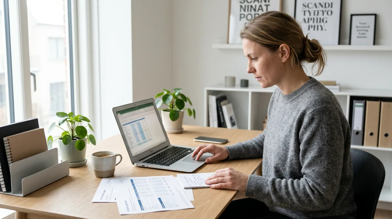 Zakelijke lening voor ZZP ZZP'er bekijkt financieringsopties voor eenmanszaak